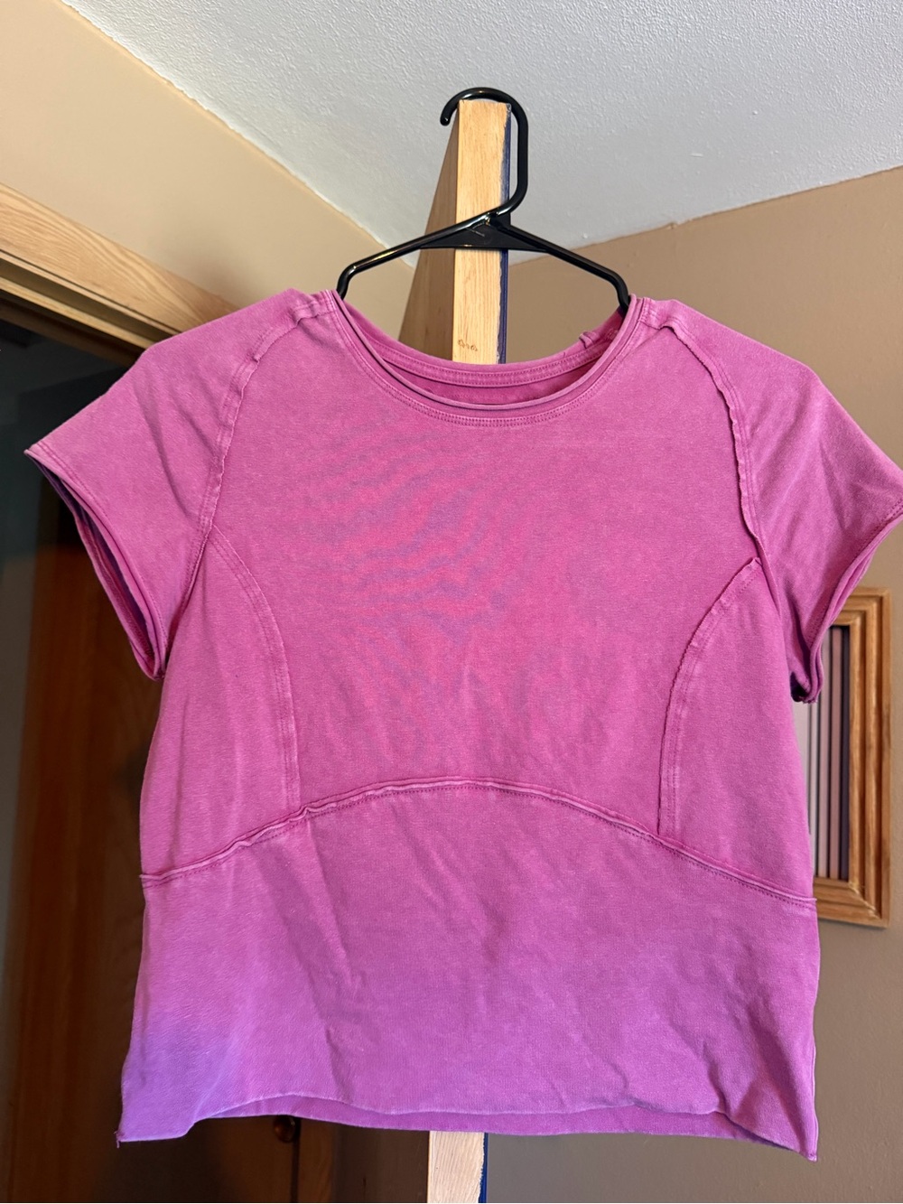 We The Free Short Sleeve Crewneck Top - Mauve Pink